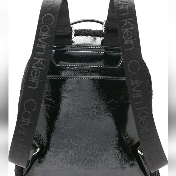 NWT $188 Calvin Klein Estelle Backpack black